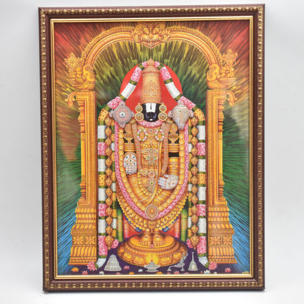 Venkateswara Swamy Photo (9x12 Inches)